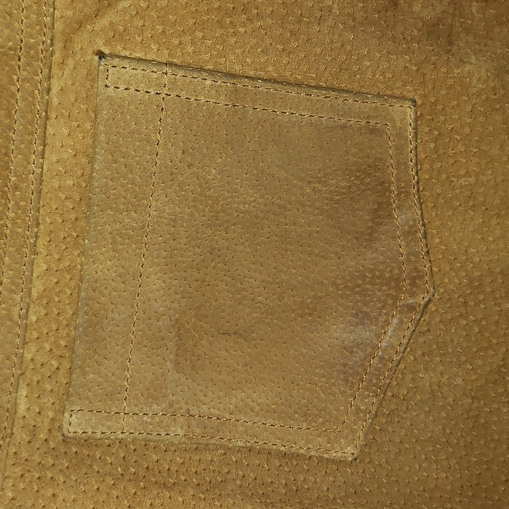 Evolution Not Revolution Leather Pants Size 31 - image 4